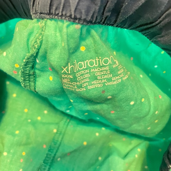 Xhilaration Teal Polka Dot Cotton Sleep Shorts Women’s Size Small - Picture 6 of 6